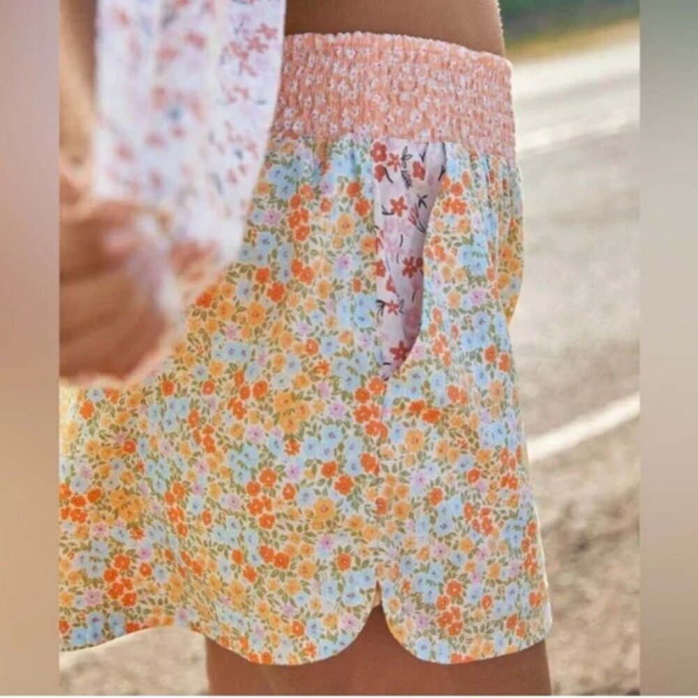 American Eagle Patchwork Floral Printed Pull On R… - image 2